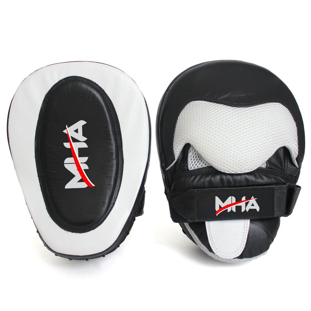 Gel Padded Cowhide Leather Focus Mitt